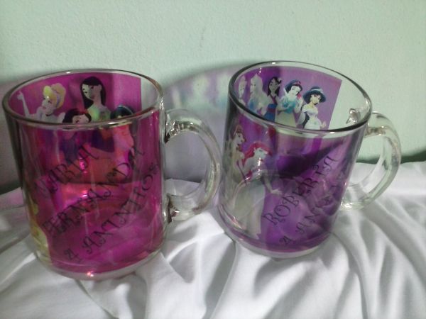 caneca de vidro personalizada